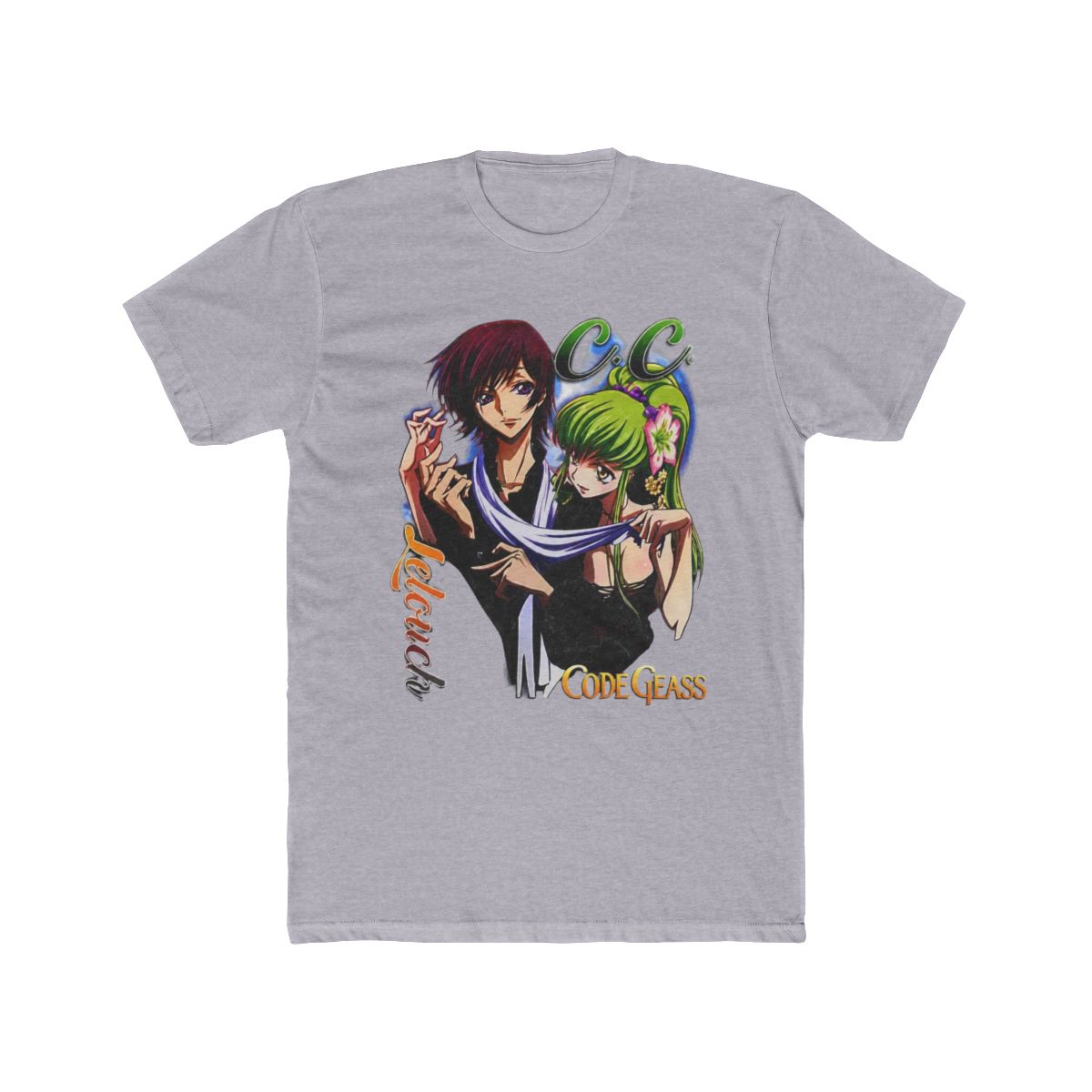 Code Geass Graphic Anime CC Lelouch Vintage T Shirt Oversized - AnimeBape - alternate angle 4, merchandise