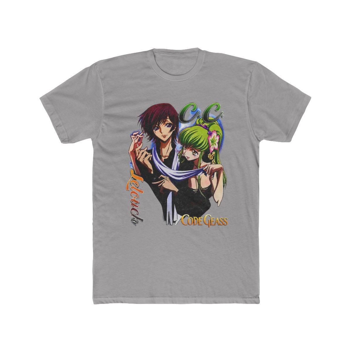 Code Geass Graphic Anime CC Lelouch Vintage T Shirt Oversized - AnimeBape - Official T-Shirts merchandise