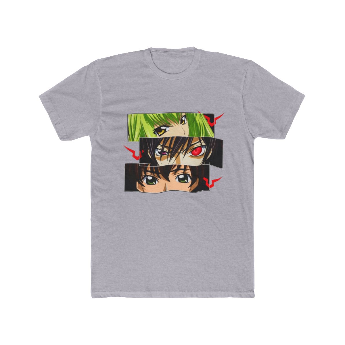 Code Geass T Shirt Lelouch Vi Britannia Suzaku & C.C. Anime Tee, Black Knights Fan Merch Shirt Anime Gift Aesthetic Tee Style - alternate angle 3, merchandise
