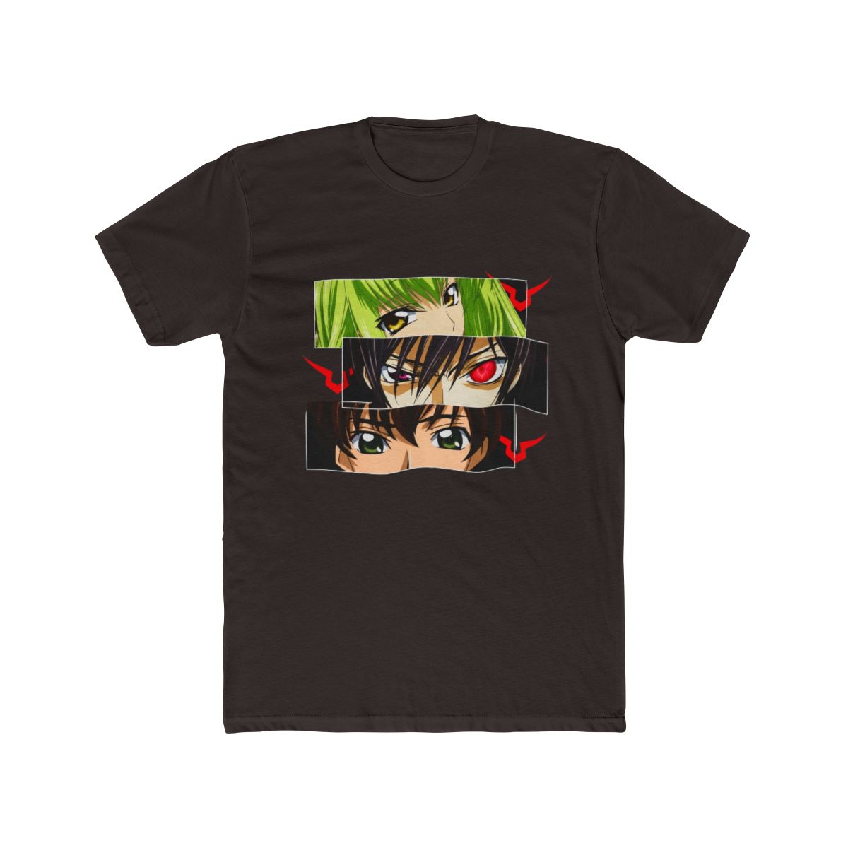 Code Geass T Shirt Lelouch Vi Britannia Suzaku & C.C. Anime Tee, Black Knights Fan Merch Shirt Anime Gift Aesthetic Tee Style - alternate angle 2, merchandise
