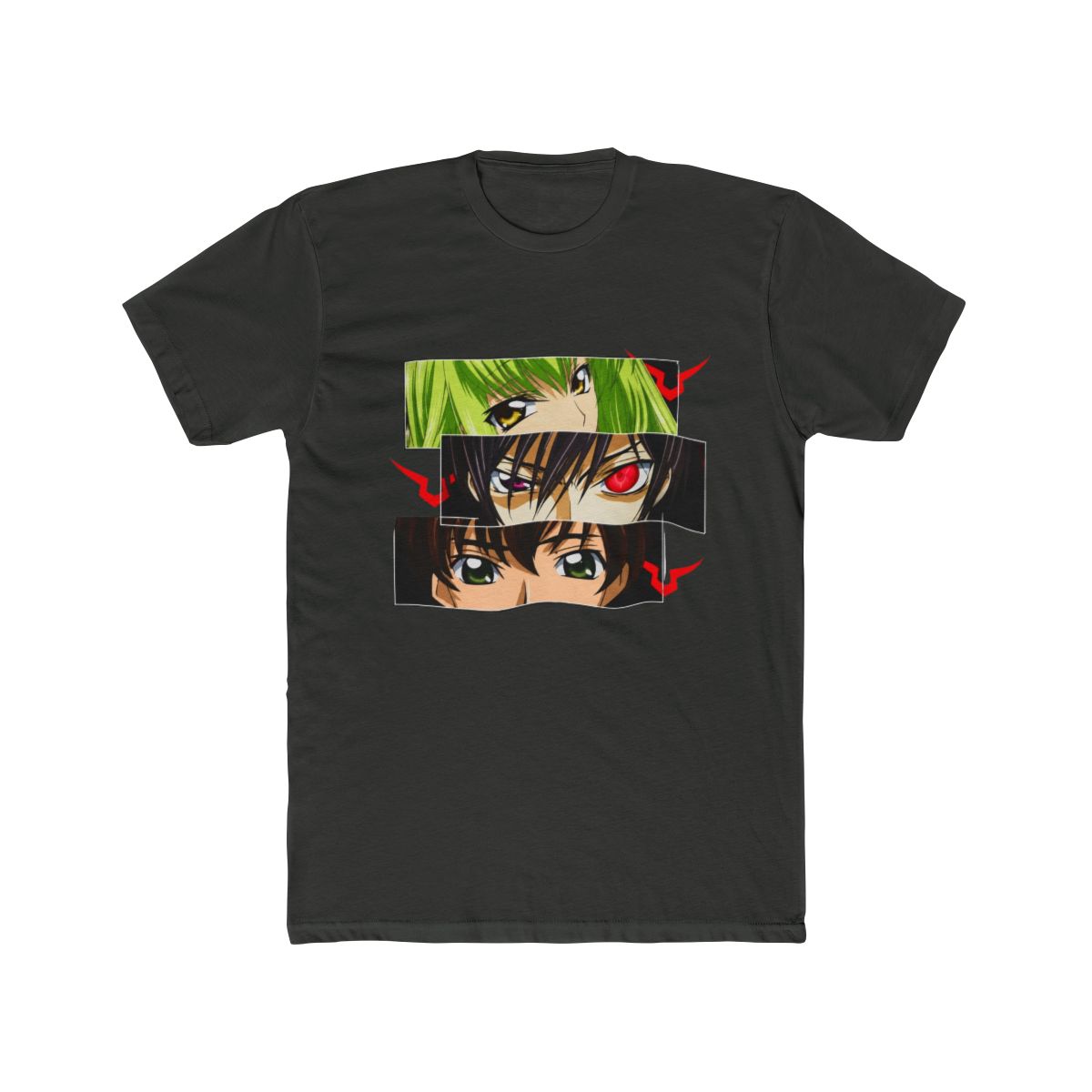 Code Geass T Shirt Lelouch Vi Britannia Suzaku & C.C. Anime Tee, Black Knights Fan Merch Shirt Anime Gift Aesthetic Tee Style - alternate angle 5, merchandise